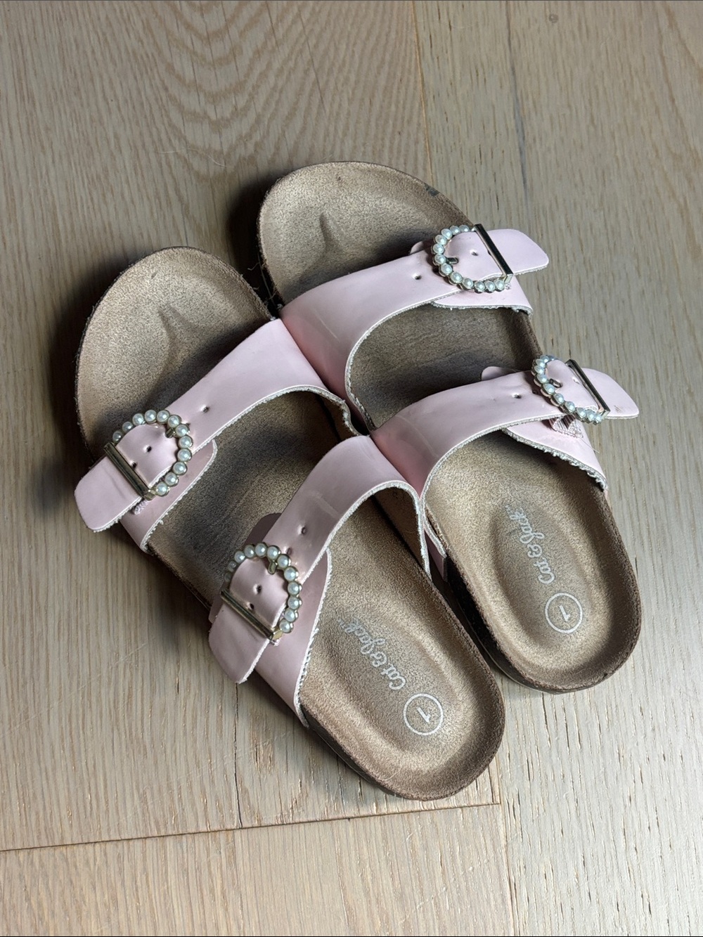 Girls Cat & Jack size 1 pink sandals